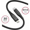 Swissten 71506517 SOFT SILICONE USB-C / Lightning, 0,4m