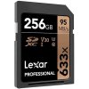 256GB Lexar® Professional 633x SDXC™ UHS-I cards, up to 95MB/s read 45MB/s write C10 V30 U3, Global LSD256CB633