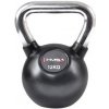 HMS Vinylový kettlebell s chrómovaným úchopom KGC 12 kg