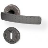 Dverové kovanie ACT Bremen R (GRAFIT), kľučka-kľučka, Otvor pre obyčajný kľúč BB, AC-T Grafit