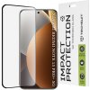Techsuit – 111D Full Cover / Full Glue Glass / 3D Curved Screen ochranné 3D sklo s celoplošným lepením pre Xiaomi Redmi Note 15 Pro+ 5G / Poco M8 Pro 5G – čierne