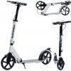 ČiernaWHEELS ORIO City Scooter Bigwheel 200mm Foldable Biela - Pedálová kolobežka City Scooter Kick Scooter Detská kolobežka do 100 kg, dvojitá brzda, popruh na prenášanie