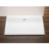 Ravak Vanička GIGANT PRO 100x90 white, liaty mramor + sifón XA03A701010
