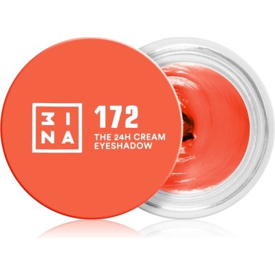 3INA The 24H Cream Eyeshadow krémové očné tiene 172 Electric Orange 3 ml
