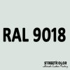 RAL 9018 akrylová auto farba lesklá alebo matná 1 liter + tužidlo + riedidlo (RAL9018 PAPYRUS WHITE originálny odtieň akrylovej farby s lakom ( ČSN1023 ))