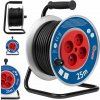 Ondragon Ondragon Bubnový predlžovací kábel 25 m 3×2,5 mm², 4 zásuvky, kovový