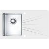 Alveus Karat 10 Sklenený drez vanička na ľavej strane, biele sklo/nerez 1102771