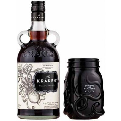Kraken Black Spiced Rum 40% 0,7 l (darčekové balenie 1 pohár)