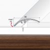EFFECTOR Prechodová lišta A65 Teak Indický 180 cm
