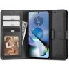Tech-Protect Wallet knižkové puzdro na Motorola Moto G54 5G, čierne