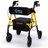 Reha Fund RF-617 4 - kolesové chodítko Marsylia žlté, nosnosť 136 kg