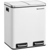 Songmics na tříděný odpad Bins 30 L bílý