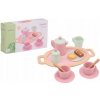 Drevená súprava na čaj Tea set pink (ružová)