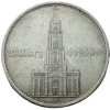 Ríšska 5 marka 1934 Garnisonskirche G s nápisom