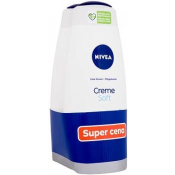 Nivea Creme Soft sprchový gél 2 x 500 ml darčeková sada