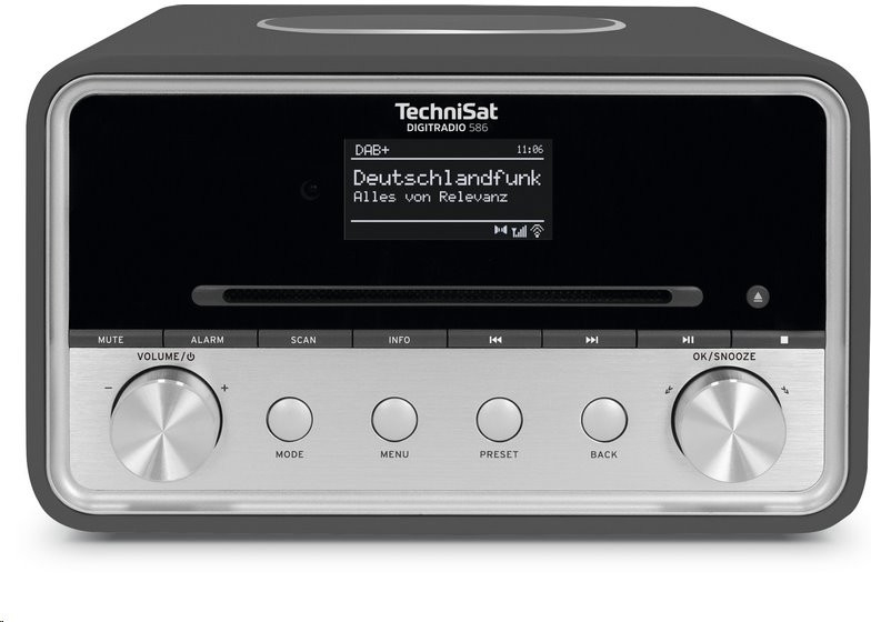 TechniSat Digitradio 586 šedé/stříbrné