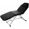 Skladacie kozmetické lehátko - čierne - Doprava zadarmo
