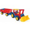 Wader Traktor nakladač gigant s vlečkou 66300