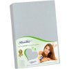 Bellatex Jersey plachta na posteľ stredne sivá 160x200