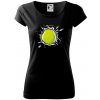 Tenisová loptička v triku - Dámske tričko Pure - XS ( Čierna )