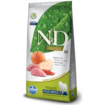 N&D Grain Free Dog Adult Maxi Boar & Apple 12 kg