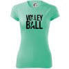 Volleyball nápis - Dámske Fantasy športové (dresovina) - 2XL ( Mätová )