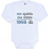 Body s potlačou New Baby 50% MAMIČKA + 50% OTECKO - 100% JA modré, veľ. 50