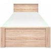 Tempo Kondela Posteľ 120, dub sonoma, TOPTY TYP 43