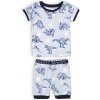 Pyžamo Chlapčenské krátke, Minoti, TB PYJA 9, modrá 92/98