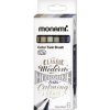 Monami color sada popisovačov na kaligrafiu a ilustrácie Twin Brush Grey set 6ks