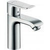 Hansgrohe Metris - Páková umývadlová batéria 110 bez odtokovej súpravy, chróm 31084000