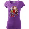 Syseľ basket - Dámske tričko Pure - M ( Fialová )