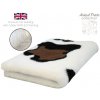 DRYBED Premium Vet Bed Kravie škvrny čierna + hnedá 100 x 75 cm
