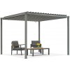 Antracitová pergola na terasu Madeira 3x4m Garden Point