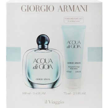 Giorgio Armani Acqua di Gioia EDP 100 ml + telové mlieko 75 ml pre ženy darčeková sada