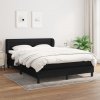 Box spring postel s matrací černá 140 x 190 cm textil 3126319