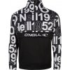 Pánska mikina O'Neill, RUTILE PRINTED ANORAK Čierna,Biela L