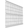 EKOfence Zváraný plotový panel 3D ZnPVC 2500x1530x4mm čierna 13612