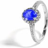 Blink-Blink Diamantový prsteň s prírodným Zafírom 2208BZaG