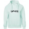 Camper nápis - Oversized mikina dámská Moon - kratšia + širšia - 2XL ( Frost )