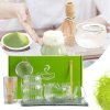 BAMBUSOVÁ SÚPRAVA NA PRÍPRAVU MATCHA ČAJU METLIČKA LYŽICA 7V1 DARČEKOVÁ SADA
