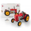 shumee Traktor Zetor 25A červený na klíček kov 15cm v krabičce Kovap 1:25