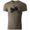 T-ričko Honda Africa Twin XRV 750 pánske tričko Farba trička: Army, Veľkosť: XS