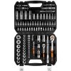 NEO TOOLS Nástrčné Kľúče 94 Prvky 1/4, 1/2 CrV Sada Náradia Kufrík