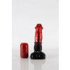 Twisted Beast Pegasus Demon Blood (Ombre) stredné, prémiové silikónové dildo s Vac-U-Lock prísavkou 27,5 x 5,2–6,6 cm