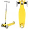 Spokey PLIER PRO Skladacia trojkolka detská so svietiacimi kolieskami, žltá