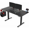 ULTRADESK Herný stôl LEVEL V2, 140x68cm, 72-117cm, elektricky nastaviteľná výška, s XXL podložkou pod myš, držiak slúchadiel aj ná UDESK-LVA-BB