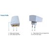 MaxLink PI15S aktivní gigabitový PoE injektor, 802.3af, 15W (48V, 0.32A)