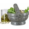 Žulový mažiar s tĺčikom RelaxDays RD10021526, sivý – 17 cm