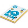 Farebný papier IQ color 4x50 mix neónové farby, A4, 80g Mondi